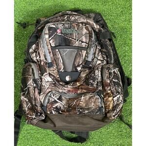 Gander Mountain Camo Backpack EUC Real Tree TecHunter Hunting Hiking H20